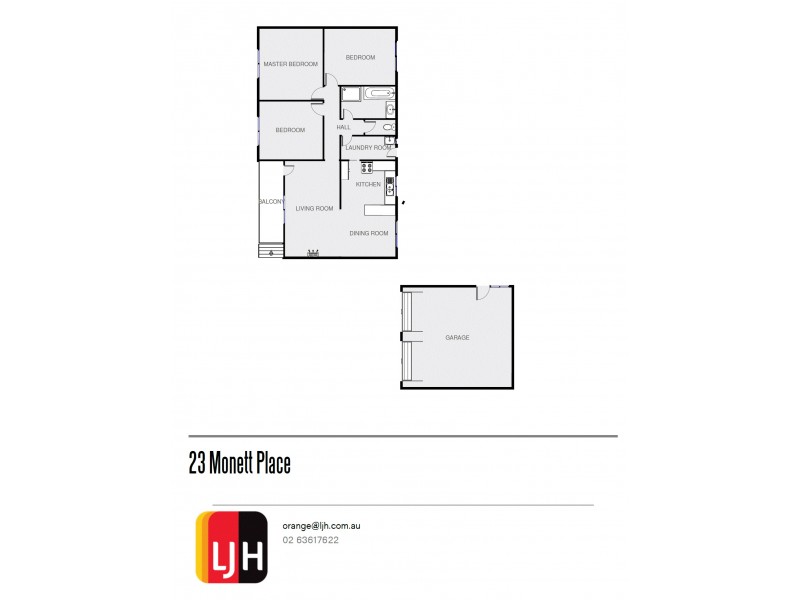 23 Monett Place, Orange NSW 2800 Floorplan