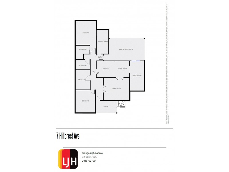 7 Hillcrest Avenue, Orange NSW 2800 Floorplan