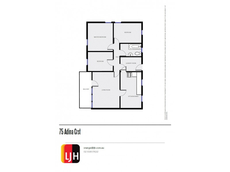 75 Adina Crescent, Orange NSW 2800 Floorplan