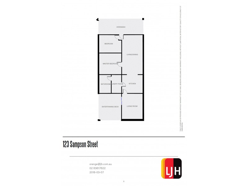 123 Sampson Street, Orange NSW 2800 Floorplan