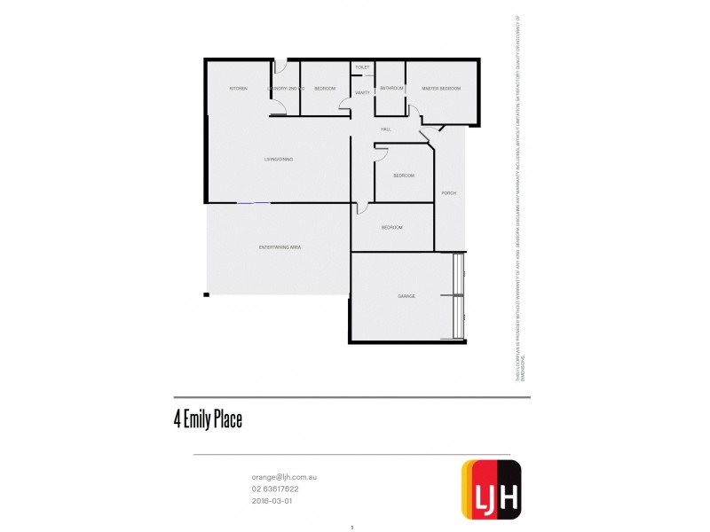 4 Emily Place, Orange NSW 2800 Floorplan