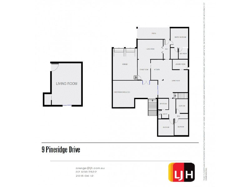 9 Pine Ridge Drive, Orange NSW 2800 Floorplan