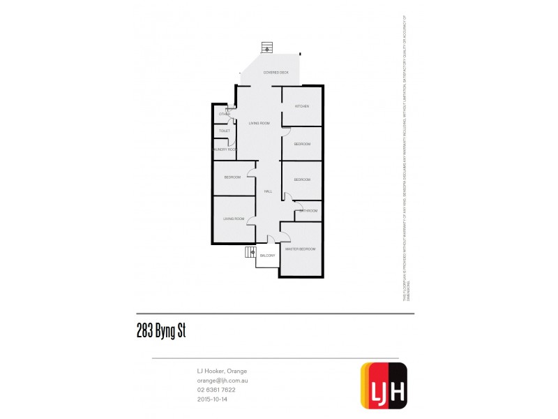 283 Byng Street, Orange NSW 2800 Floorplan