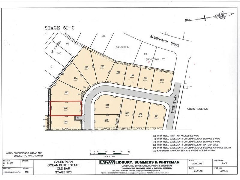 Lot 292 ‘The Sanctuary’, Old Bar NSW 2430