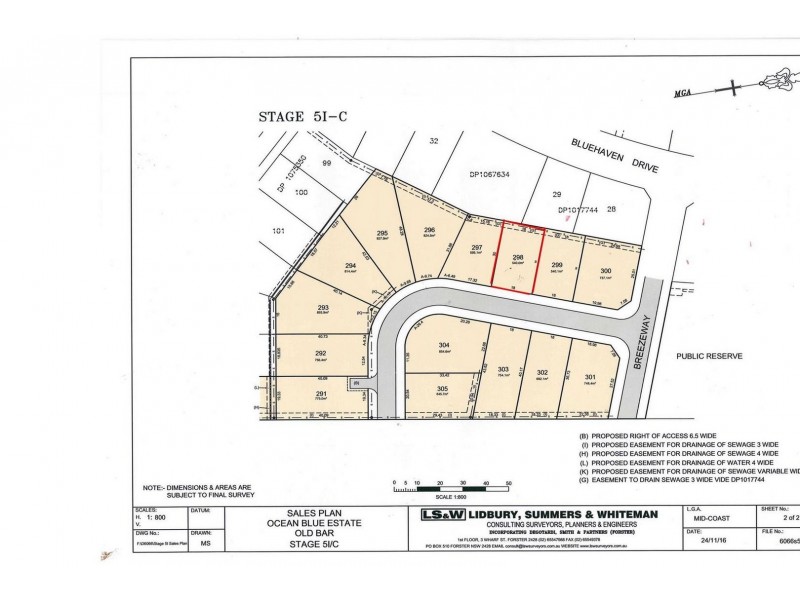 Lot 298 ‘The Sanctuary’, Old Bar NSW 2430
