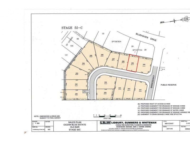 Lot 299 ‘The Sanctuary’, Old Bar NSW 2430