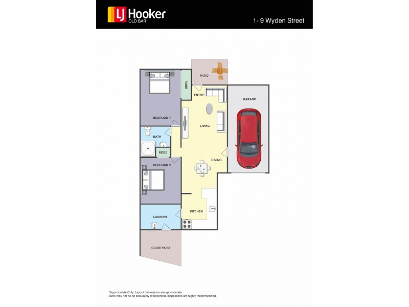 1/9 Wyden Street, Old Bar NSW 2430 Floorplan