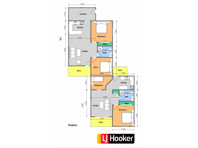 2/43 Manning Street, Manning Point NSW 2430 Floorplan