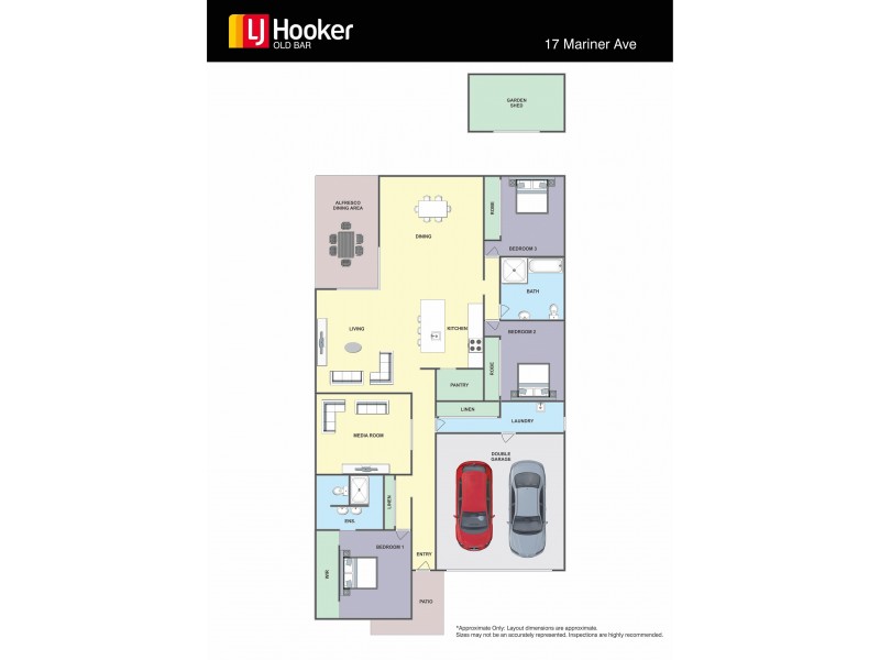 17 Mariner Ave, Old Bar NSW 2430 Floorplan