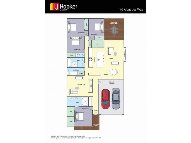 110 Albatross Way, Old Bar NSW 2430 Floorplan