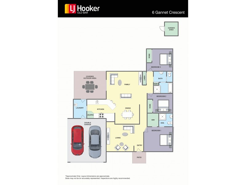 6 Gannet Crescent, Old Bar NSW 2430 Floorplan