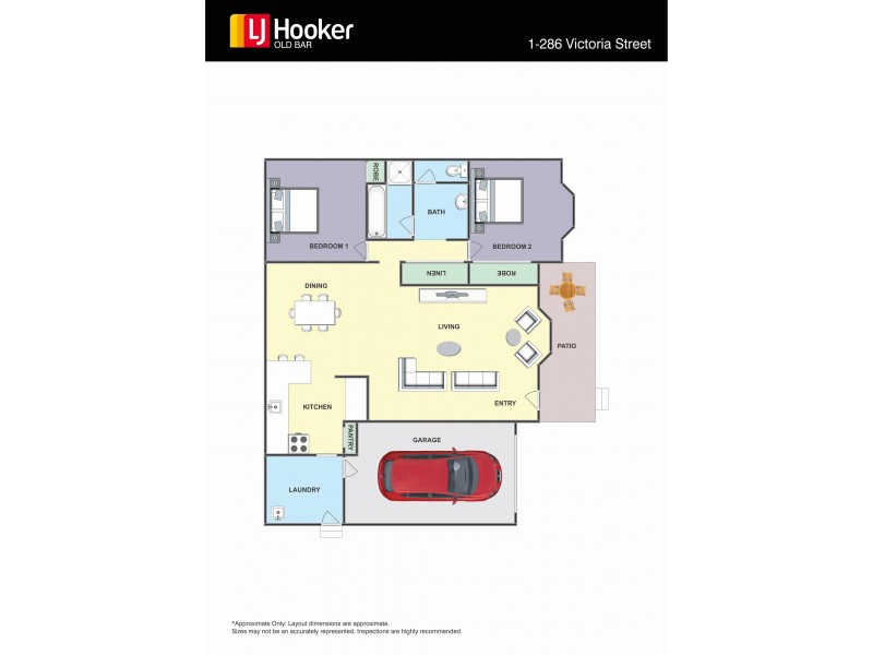1/286 Victoria Street, Taree NSW 2430 Floorplan