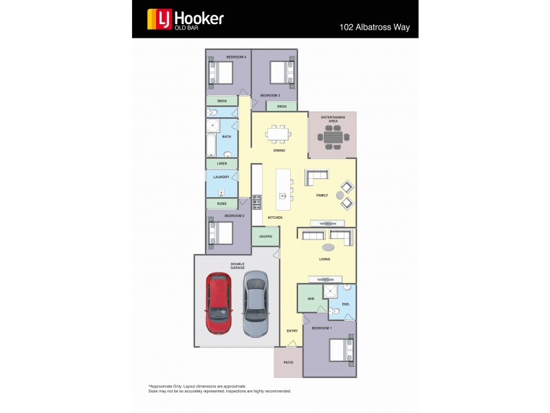 102 Albatross Way, Old Bar NSW 2430 Floorplan