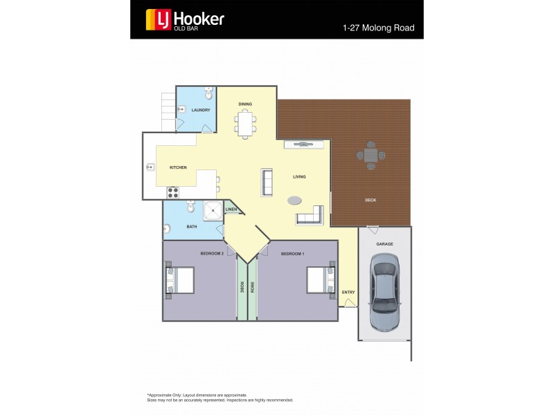 1/27 Molong Road, Old Bar NSW 2430 Floorplan