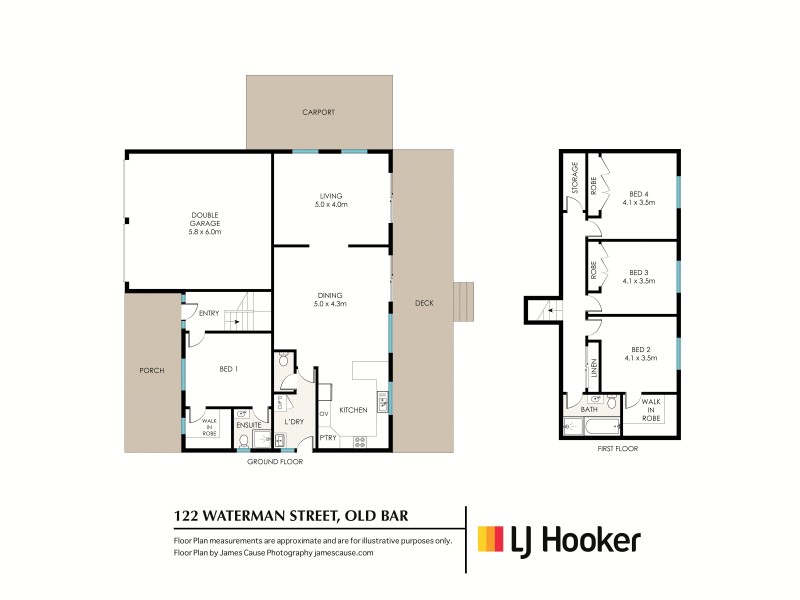 122 Waterman Street, Old Bar NSW 2430 Floorplan