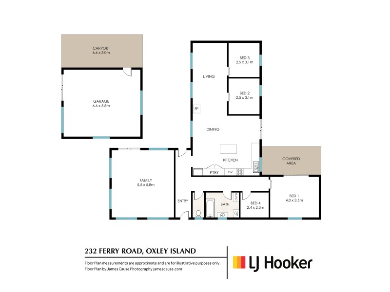 232 Ferry Road, Oxley Island NSW 2430 Floorplan