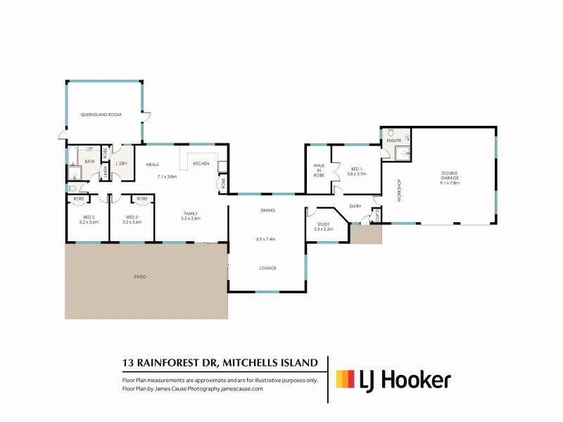 13 Rainforest Drive, Mitchells Island NSW 2430 Floorplan