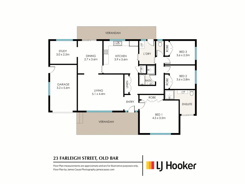 23 Farleigh Street, Old Bar NSW 2430 Floorplan