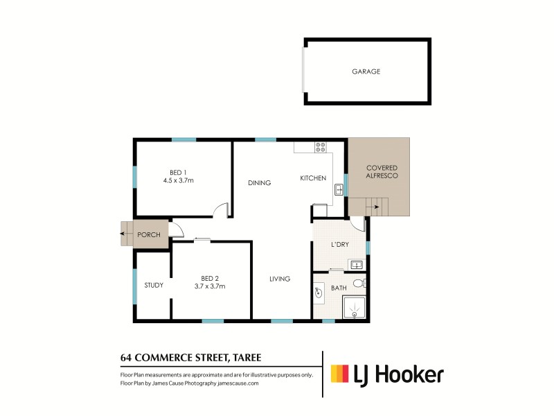 64 Commerce Street, Taree NSW 2430 Floorplan