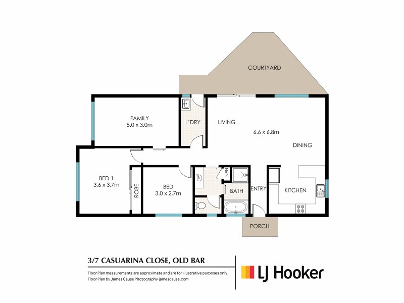 3/7 Casuarina Close, Old Bar NSW 2430 Floorplan