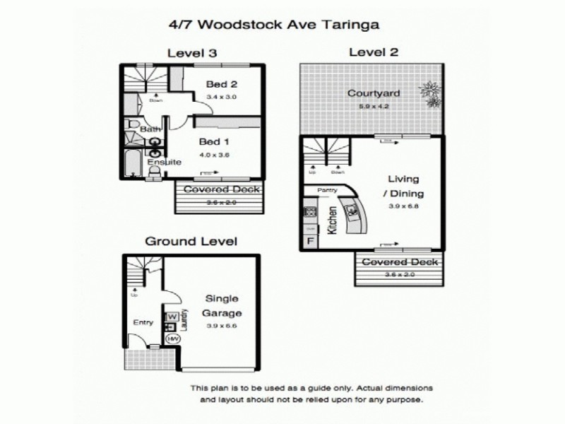 4/7 Woodstock Avenue, Taringa QLD 4068 Floorplan