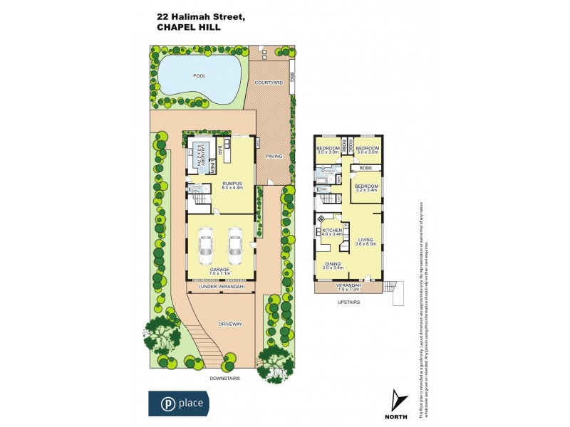 22 Halimah Street, Chapel Hill QLD 4069 Floorplan