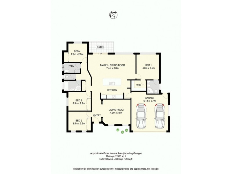 73 Lagoon Crescent, Bellbowrie QLD 4070 Floorplan