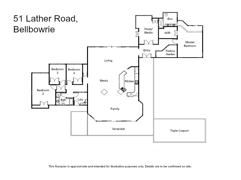 51 Lather Road, Bellbowrie QLD 4070 Floorplan