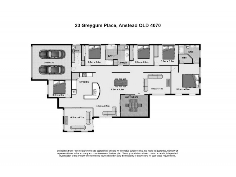 23 Greygum Place, Anstead QLD 4070 Floorplan