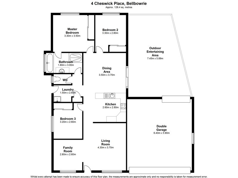 4 Creswick Place, Bellbowrie QLD 4070 Floorplan