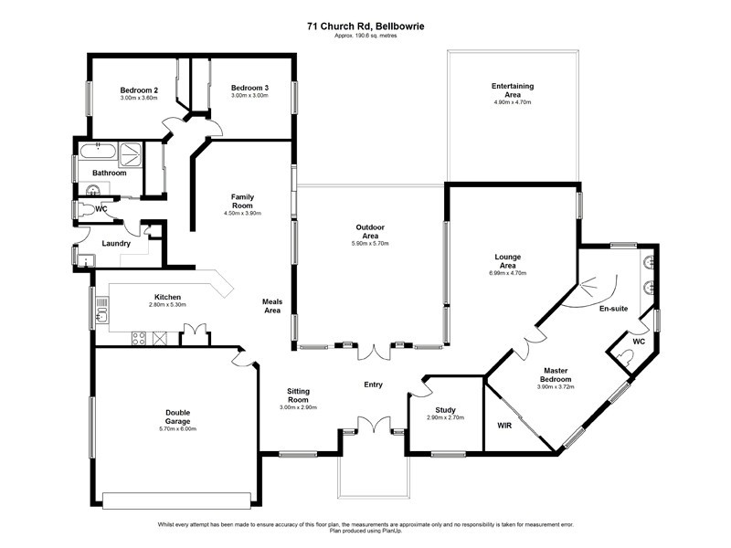 71 Church Road, Bellbowrie QLD 4070 Floorplan