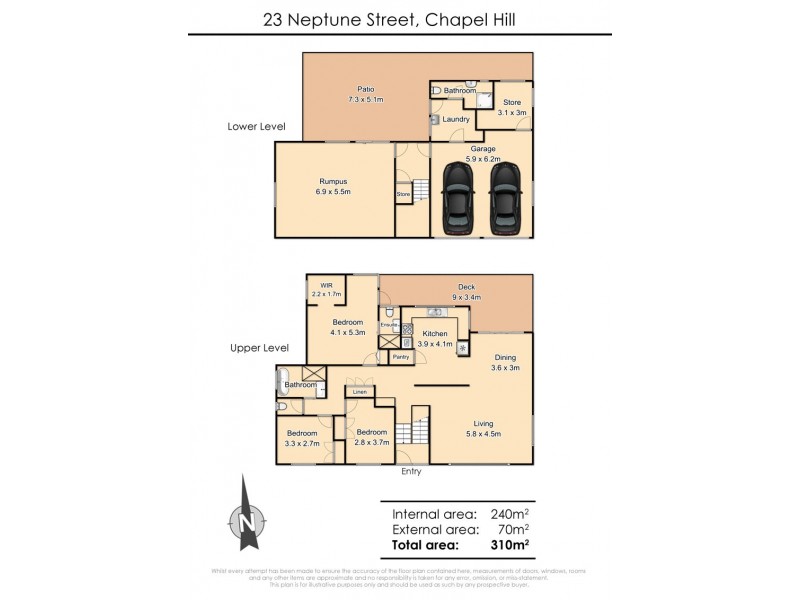 23 Neptune Street, Chapel Hill QLD 4069 Floorplan