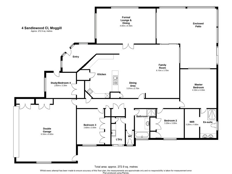4 Sandlewood Close, Moggill QLD 4070 Floorplan