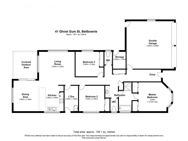 41 Ghost Gum Street, Bellbowrie QLD 4070 Floorplan