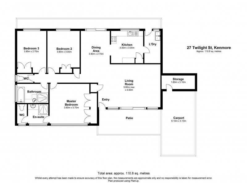 27 Twilight Street, Kenmore QLD 4069 Floorplan