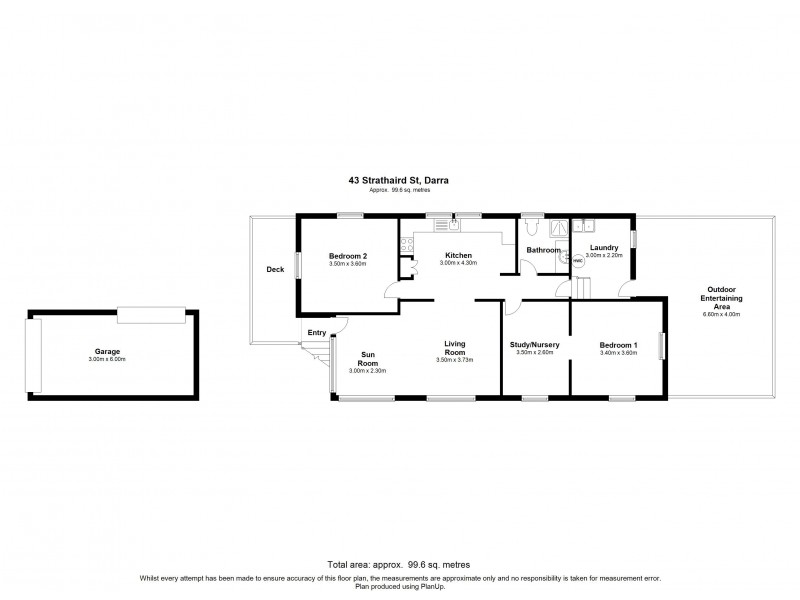 43 Strathaird Street, Darra QLD 4076 Floorplan