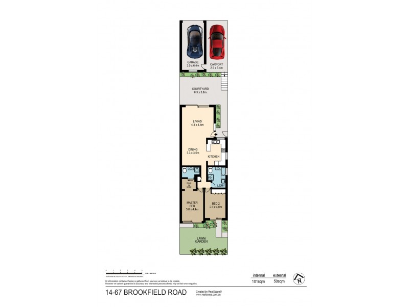 14/67 Brookfield Road, Kenmore QLD 4069 Floorplan