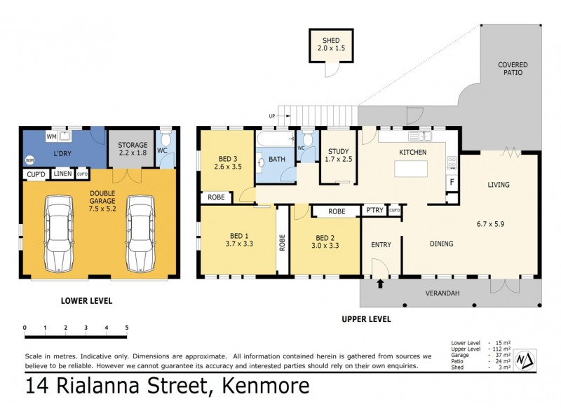 14 Rialanna Street, Kenmore QLD 4069 Floorplan