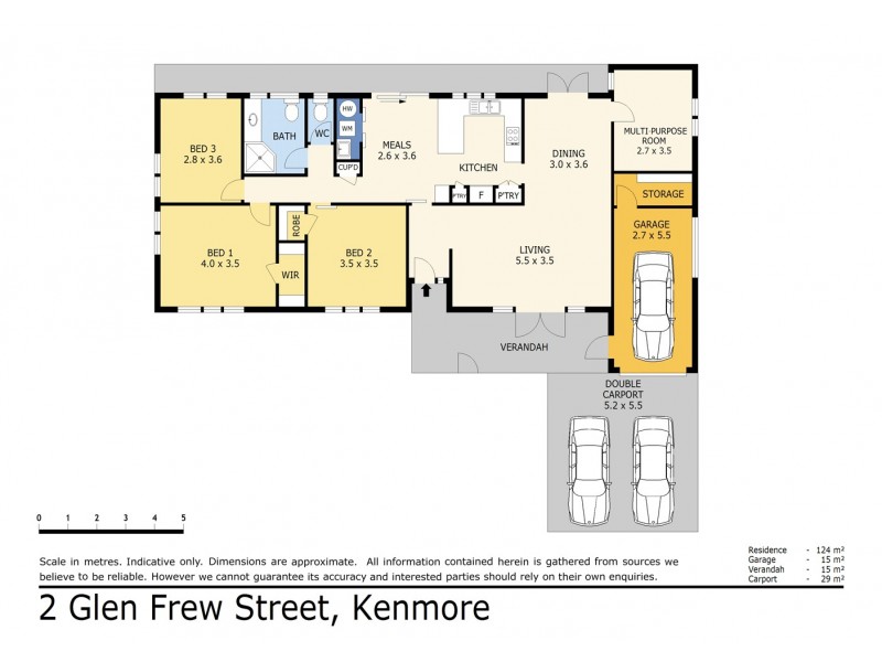 2 Glen Frew St, Kenmore QLD 4069 Floorplan
