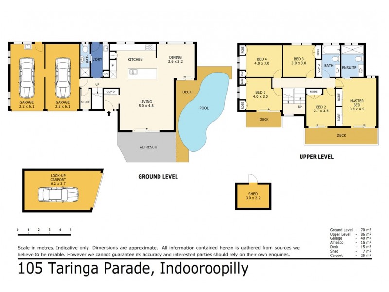 105 Taringa Parade, Indooroopilly QLD 4068 Floorplan