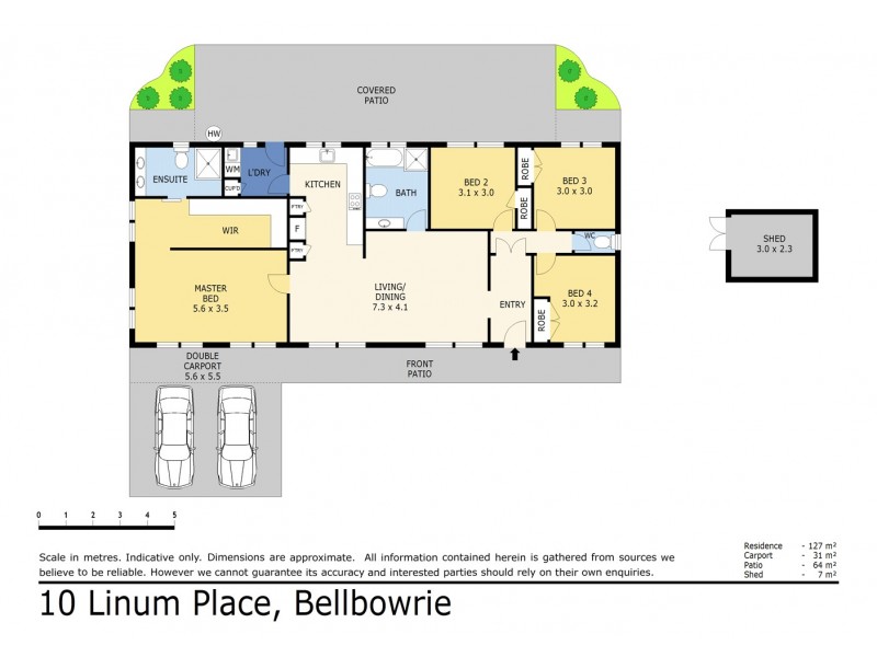 10 Linum Place, Bellbowrie QLD 4070 Floorplan