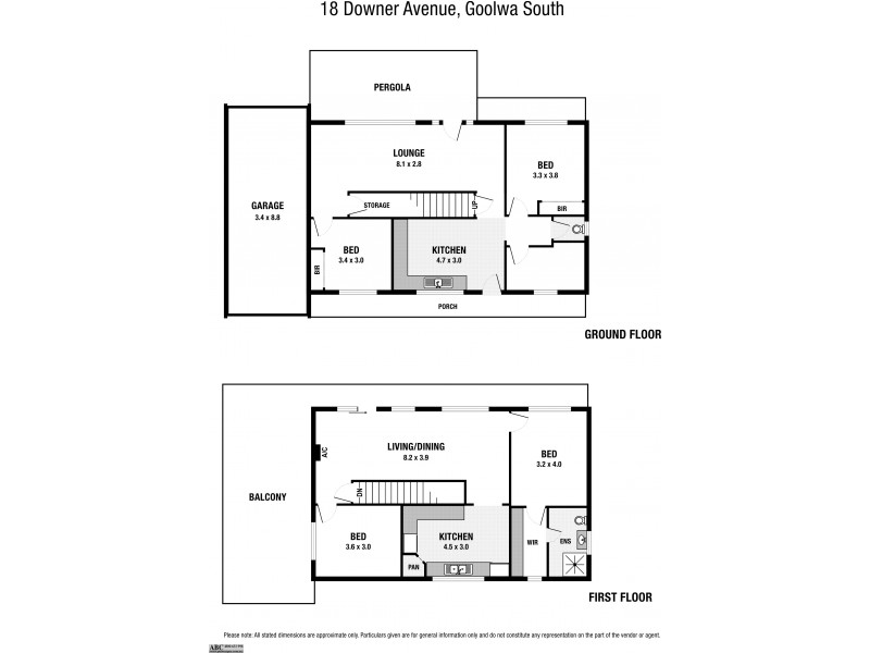 18 Downer Avenue, Goolwa South SA 5214 Floorplan