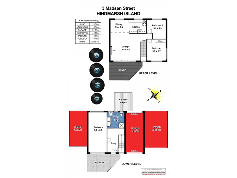 3 Madsen Street, Hindmarsh Island SA 5214 Floorplan