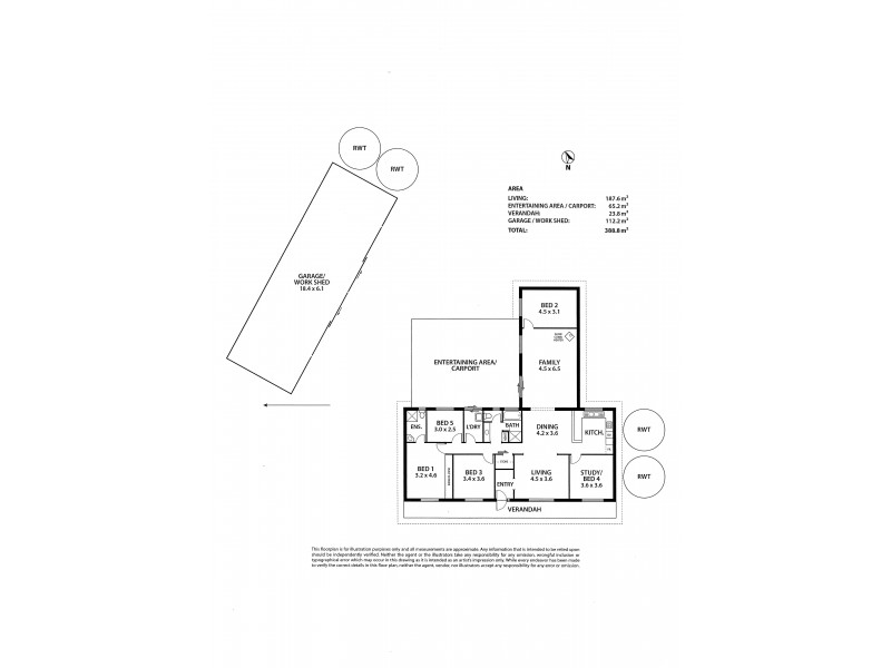 207 Gilbert Siding Road, Finniss SA 5255 Floorplan