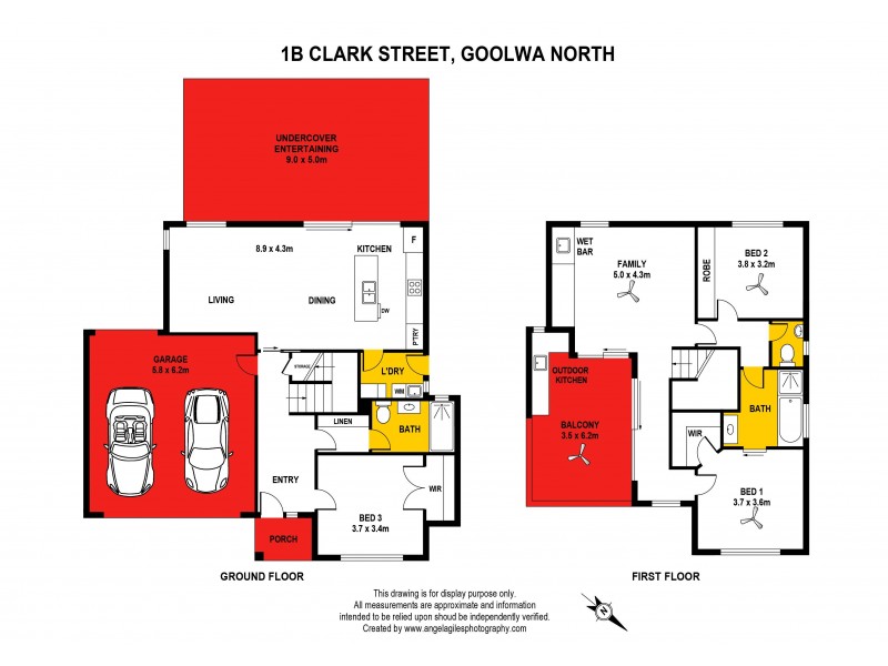 1B Clark Street, Goolwa SA 5214 Floorplan