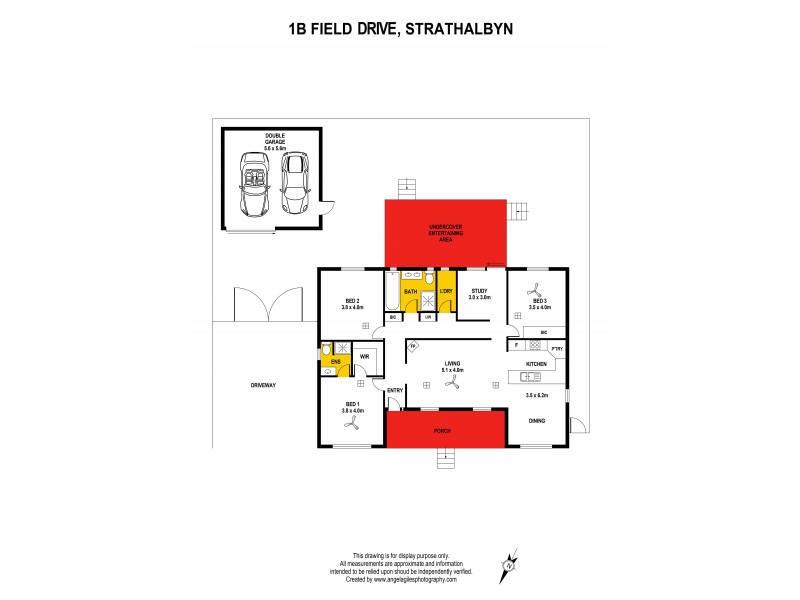 1B Field Drive, Strathalbyn SA 5255 Floorplan
