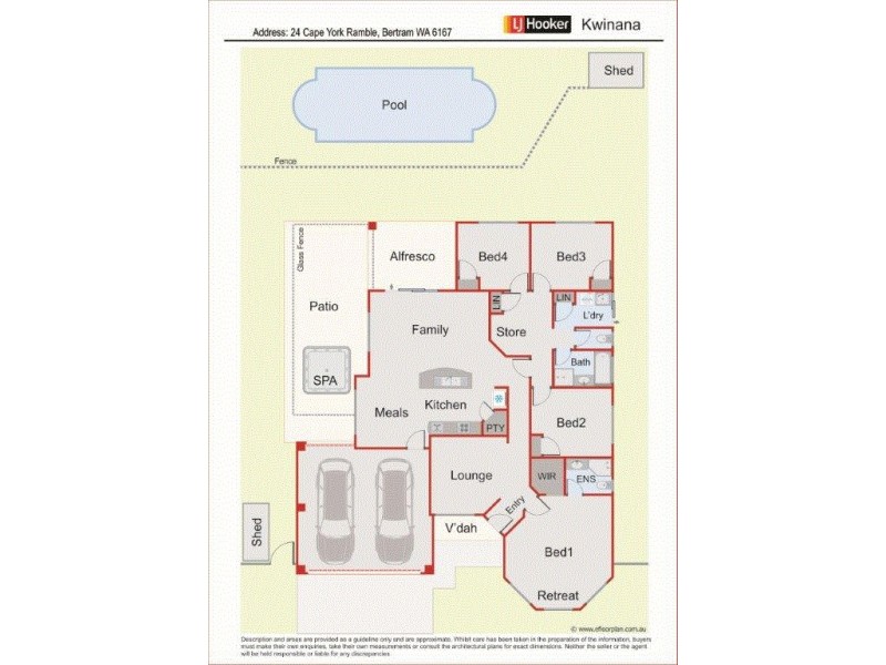 24 Cape York Ramble, Bertram WA 6167 Floorplan