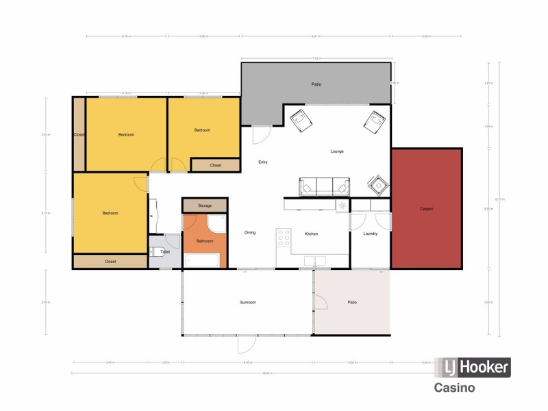 42 Tooloom St, Urbenville NSW 2475 Floorplan