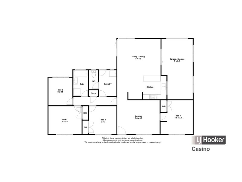6 Leilani Close, Casino NSW 2470 Floorplan