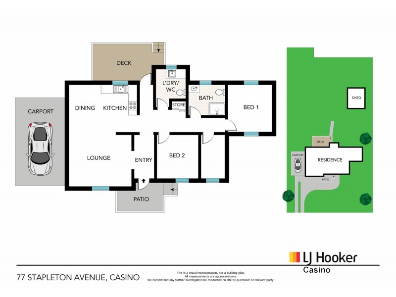 77 Stapleton Ave, Casino NSW 2470 Floorplan